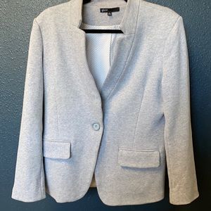 Gibson Women’s Notch Collar Blazer GREY